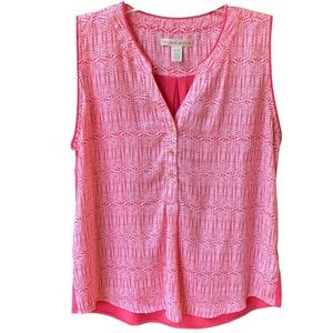 Hanna & Gracie Pink Sleeveless‎ Top XL